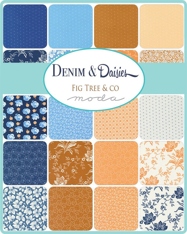 Denim & Daisies - Layer Cake - Fig Tree Co - Moda (Pre-order Aug 2024)
