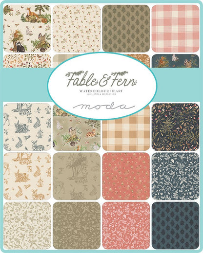 Fable & Fern - Layer Cake - Watercolour Heart - Moda (Pre-order: Nov 2026)