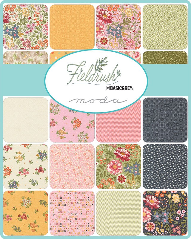 Fieldrush - Fat Quarter Bundle - BasicGrey - Moda (Pre-order: May 2026)