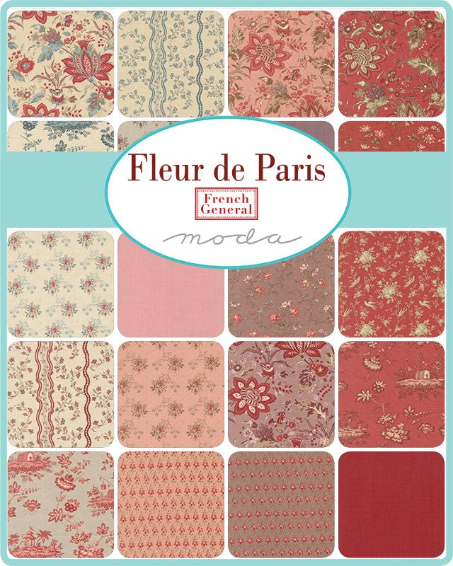 Fleur De Paris - Fat Quarter Bundle - French General - Moda (Pre-order: Mar 2026)