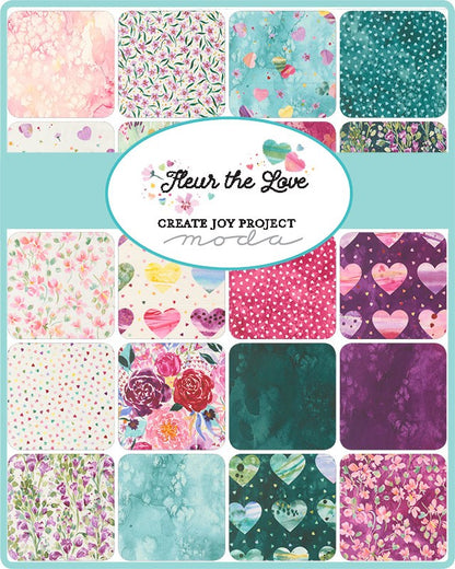 Fleur The Love - Charm Pack - Create Joy Project - Moda (Pre-order: Oct 2026)