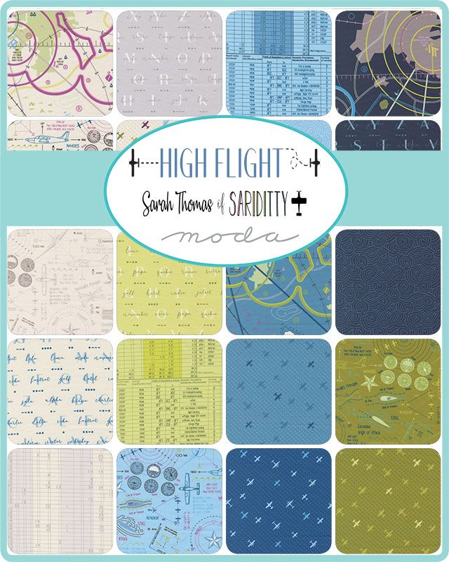 High Flight - Jelly Roll - Sariditty - Moda - Dinkydoo Fabrics