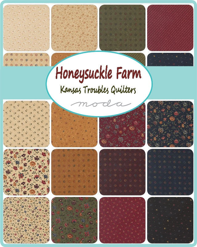 Honeysuckle Farm - Fat Quarter Bundle - Kansas Troubles - Moda (Pre-order: Nov 2026)