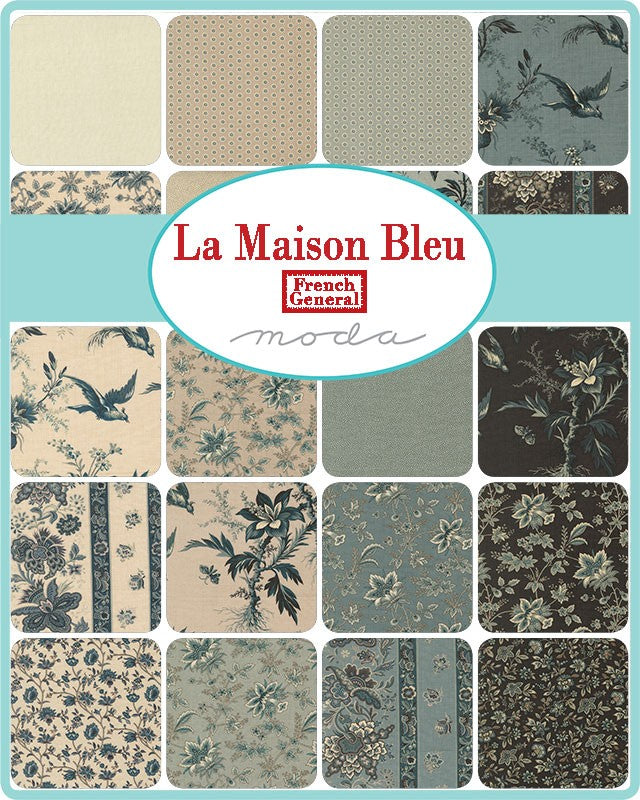 La Maison Bleu - Charm Pack - French General - Moda (Pre-order: April 2027)