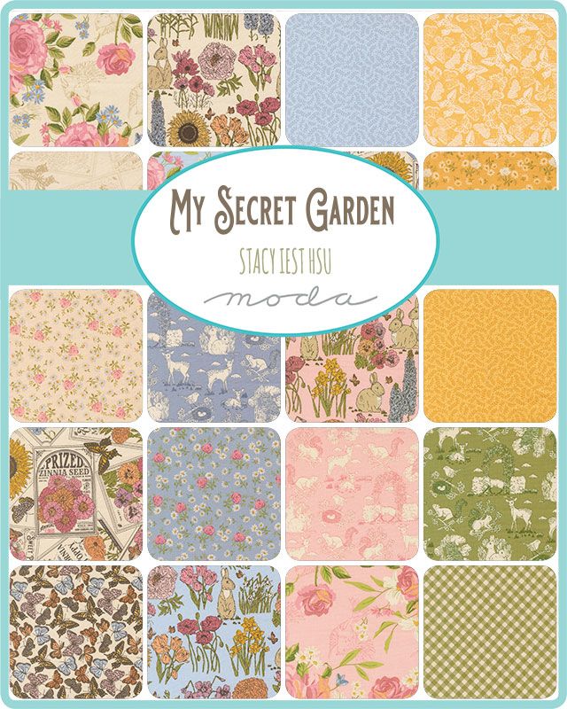 My Secret Garden - Charm Pack - Stacy Iest Hsu - Moda (Pre-order: Aug 2026)