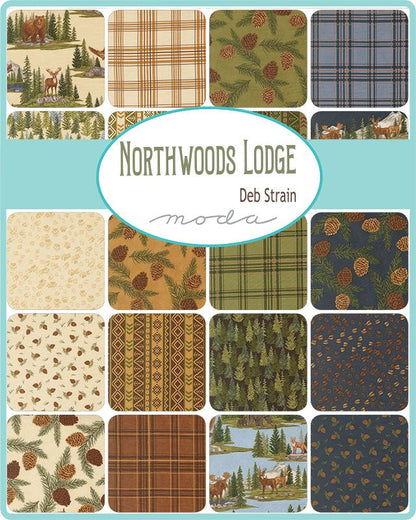 Northwoods Lodge - Charm Pack - Deb Strain - Moda (Pre-order: Aug 2026)