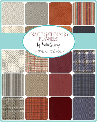 Prairie Gatherings FLANNEL - Layer Cake - Primitive Gatherings - Moda (Pre-order: Jan 2026)