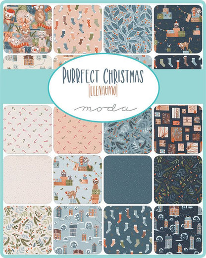 Purrfect Christmas - Jelly Roll - Elena Amo - Moda