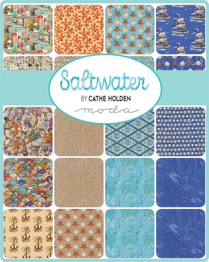 Saltwater - Charm Pack - Cathe Holden - Moda (Pre-order: Apr 2026)