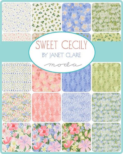 Sweet Cecily - Charm Pack - Janet Clare - Moda (Pre-order: Mar 2026)