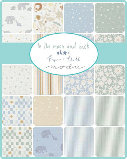 To The Moon & Back  - Fat Quarter Bundle - Paper and Cloth Design Studio - Moda (Pre-order: Jan 2026)