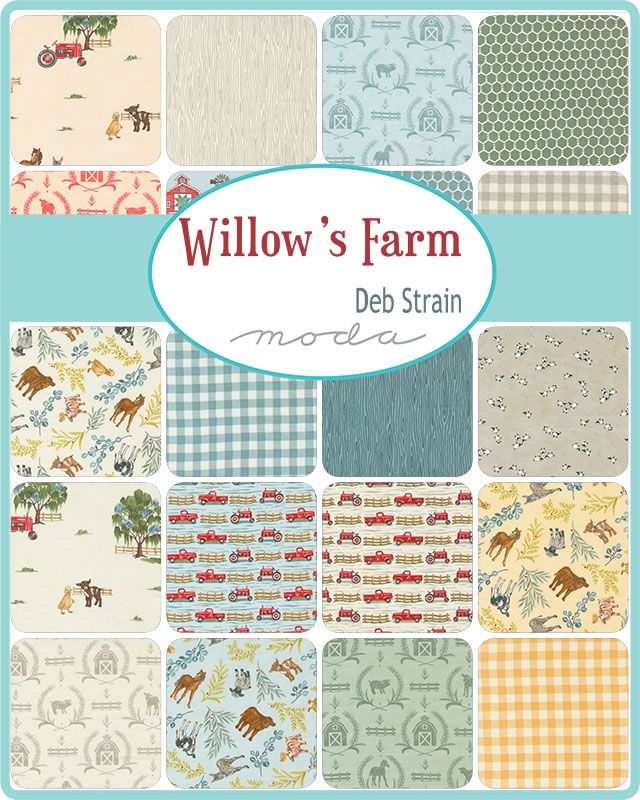 Willow's Farm  - Fat Quarter Bundle - Deb Strain - Moda (Pre-order Aug 2024)