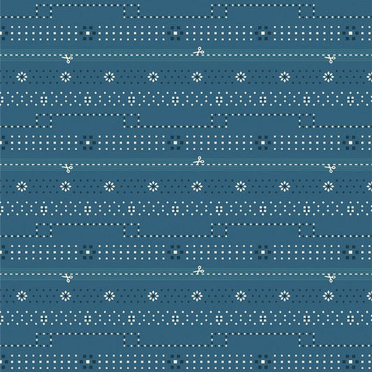 2.5" Edition BINDING STRIPS - Bandana Bound Denim - Art Gallery Fabrics