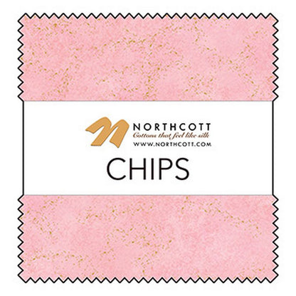 Shimmer Metallic Precuts - Charm Pack - Bubble Gum/Tutti Fruiti - Northcott (Pre-order: Mar 2026)