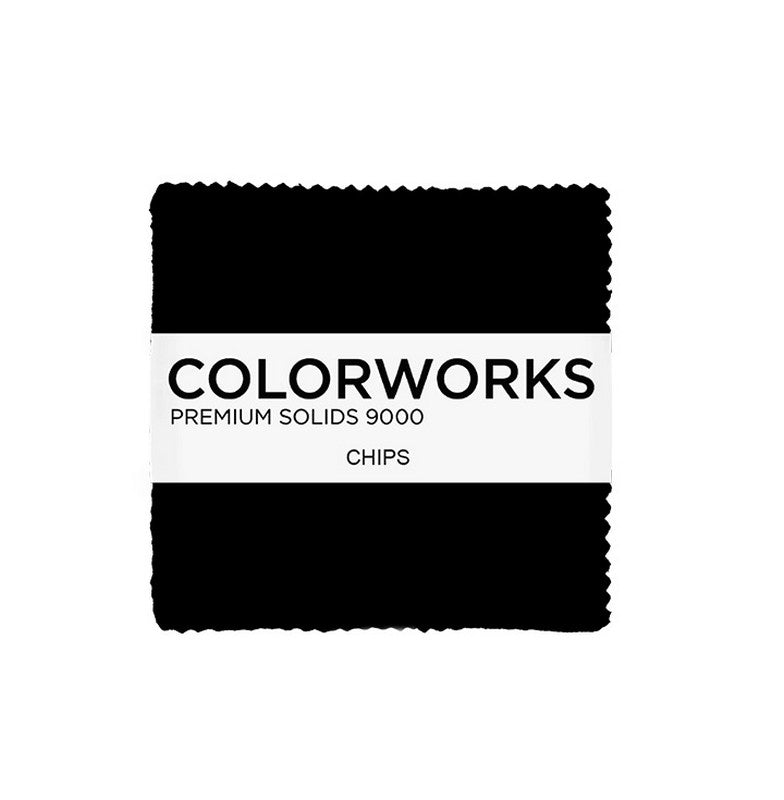 Colorworks Precuts - Charm Pack - Black - Northcott (Pre-order: Nov 2025)