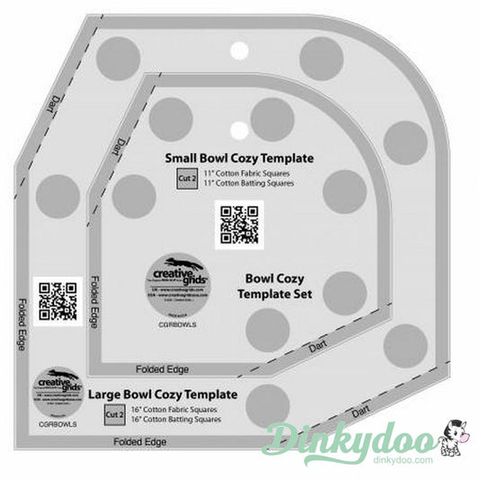 Creative Grids - Bowl Cozy Template Set (Pre-order: Jan 2026)