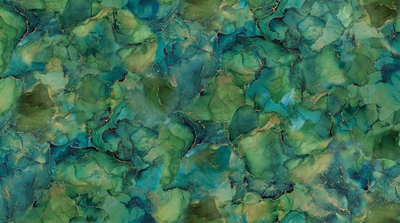 Midas Touch - Multi Texture in Teal/Green - Deborah Edwards and Melanie Samra - Northcott (Pre-order: Feb 2024)