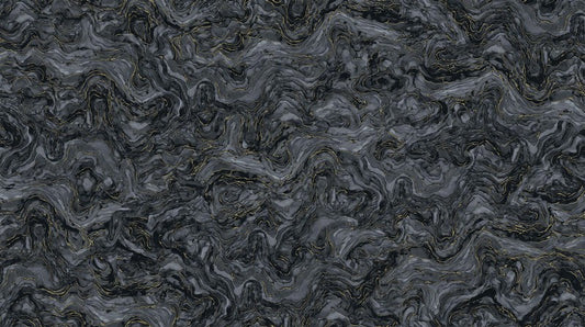 Midas Touch - Wave Texture in Black - Deborah Edwards and Melanie Samra - Northcott (Pre-order: Apr 2024)