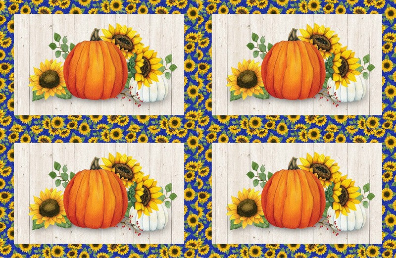 Autumn Gatherings Placemats Panel in Cream Multi Jennifer Nilsson