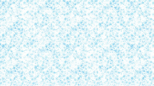 Illuminations - Snowflakes in Light Blue -  Deborah Edwards & Melanie Samra - Northcott (Pre-order: May 2024)