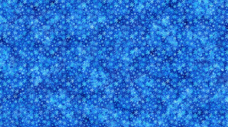 Illuminations - Snowflakes in Dark Blue -  Deborah Edwards & Melanie Samra - Northcott (Pre-order: April 2024)
