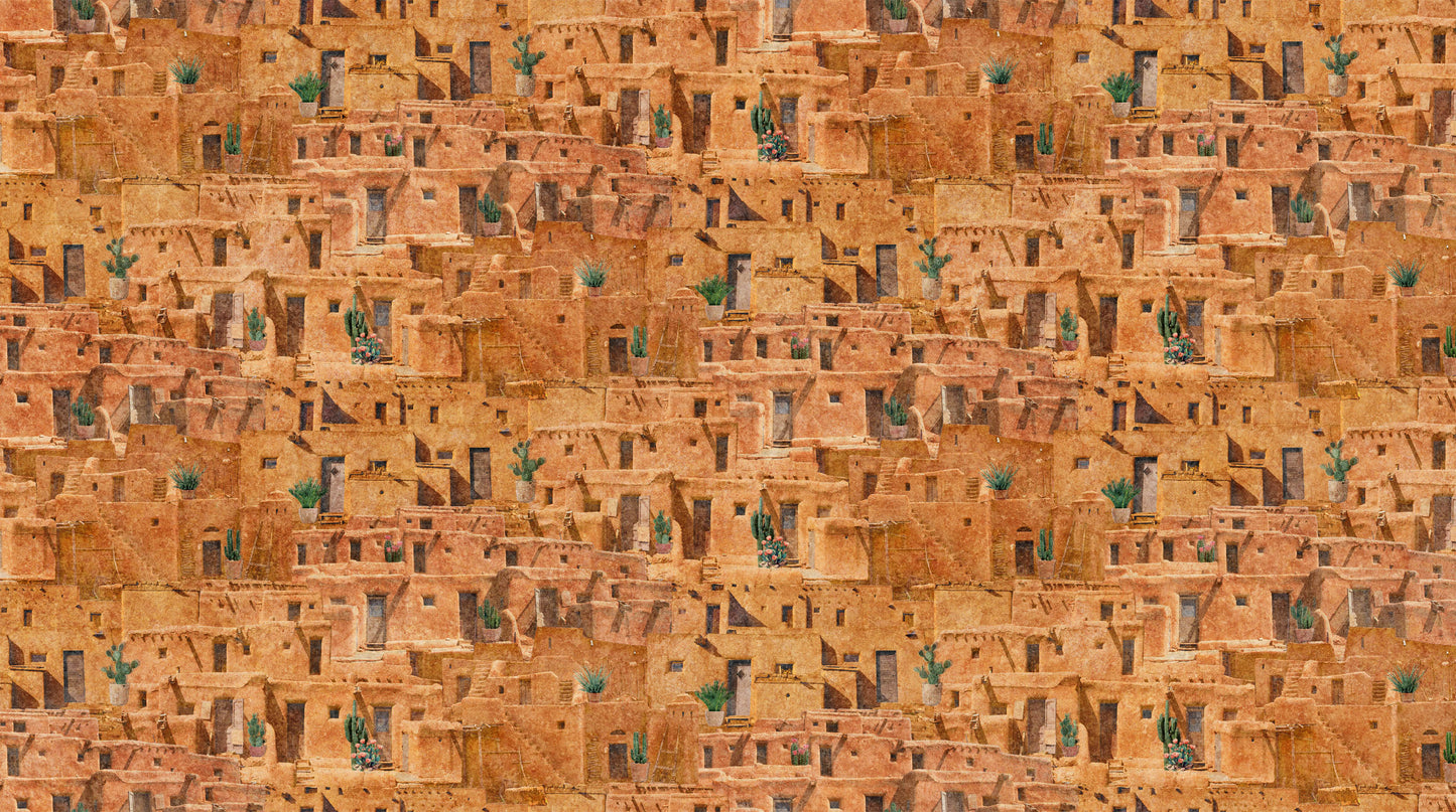 Sedona Spirit - Adobe Houses in Rust - Linda Ludovico - Northcott