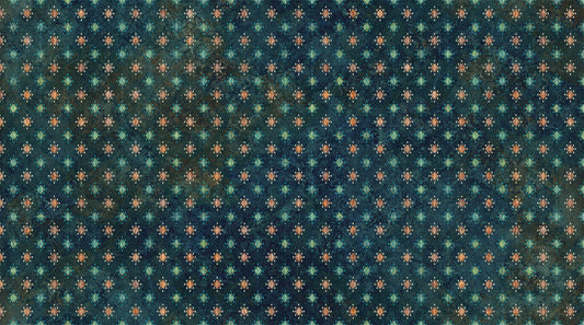 Sedona Spirit - Mini Print in Navy Multi - Linda Ludovico - Northcott