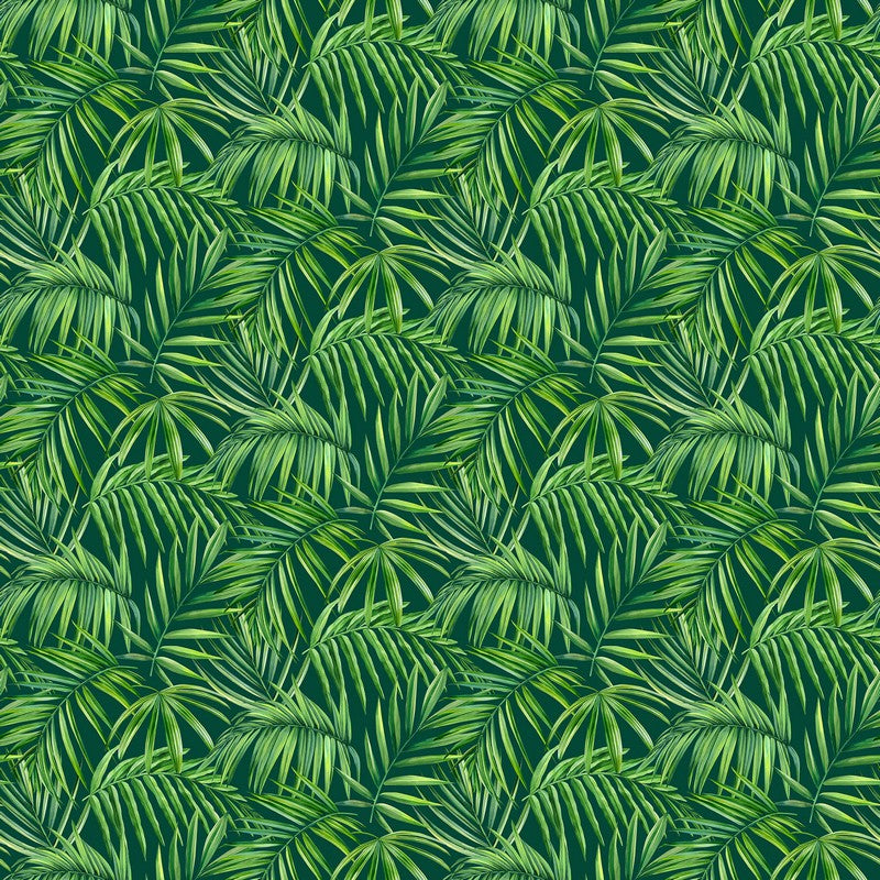 Coastal Breeze - Palms in Dark Green - Northcott (Pre-order: Feb 2026)