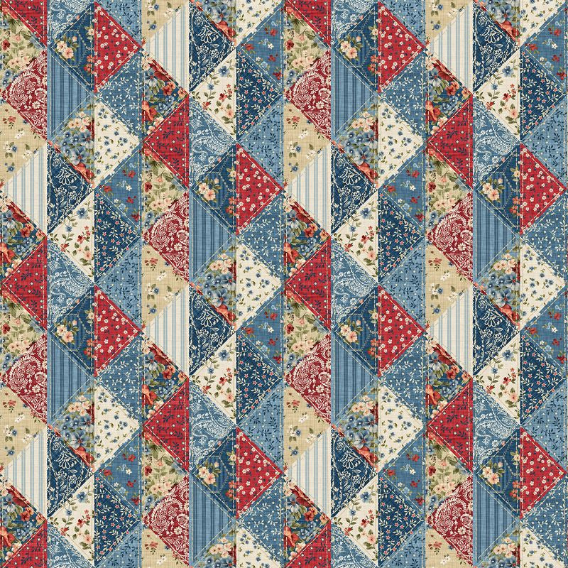 Farmhouse Sampler - Patchwork in Cream - Deborah Edwards - Northcott (Pre-order: Mar 2026)