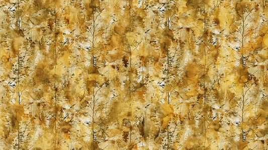 Misty Morning - Trees in Ochre - Deborah Edwards & Melanie Samra - Northcott (Pre-order: Mar 2026)