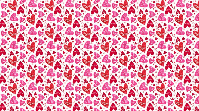 Forever Love - Large Hearts in White Multi - Deborah Edwards & Emily Wenk - Northcott