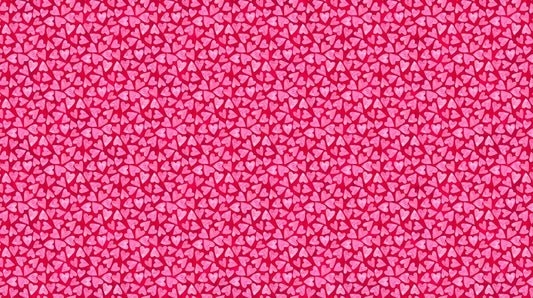 Forever Love - Small Hearts in Red Multi - Deborah Edwards & Emily Wenk - Northcott (Pre-order: Jan 2026)