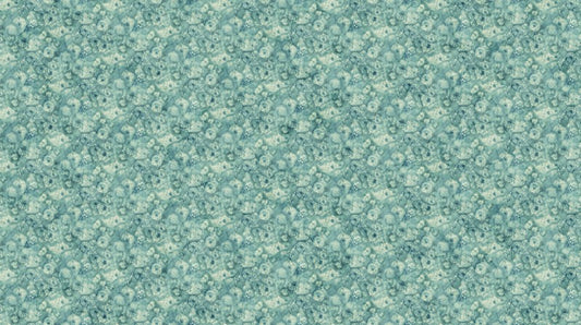 Whisper - Dandelion Impression in Teal - Deborah Edwards & Melanie Samra - Northcott (Pre-order: April 2026)