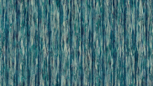 Whisper - Organic Stripe in Dark Aqua - Deborah Edwards & Melanie Samra - Northcott (Pre-order: April 2026)