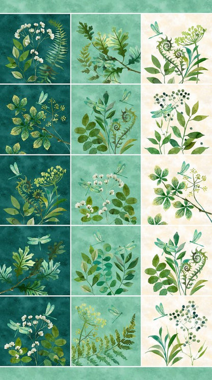 Luscious - Blocks PANEL in Cream Multi - Northcott