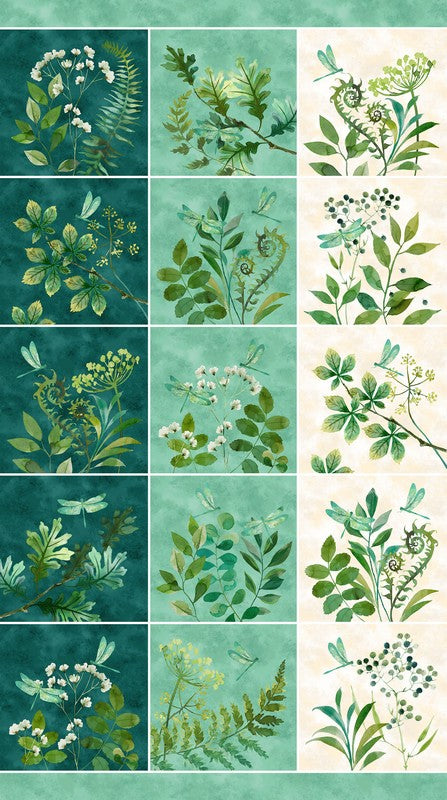 Luscious - Blocks PANEL in Cream Multi - Northcott (Pre-order: Feb 2026)