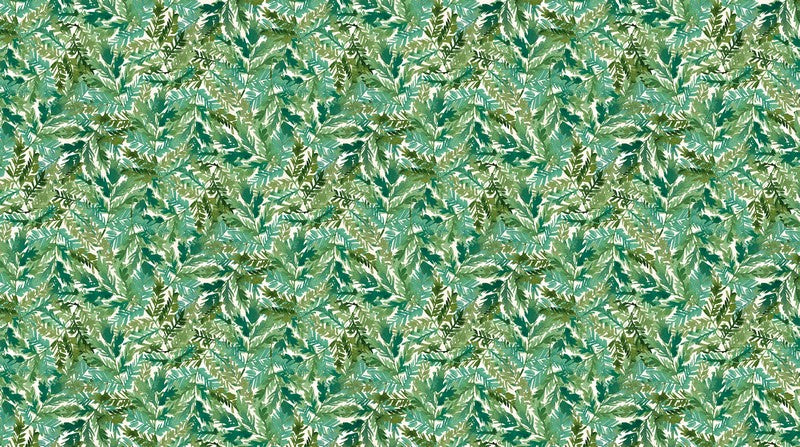 Luscious - Ferns in Cream Multi - Northcott