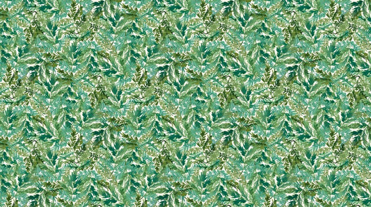 Luscious - Ferns in Cream Multi - Northcott (Pre-order: Feb 2026)