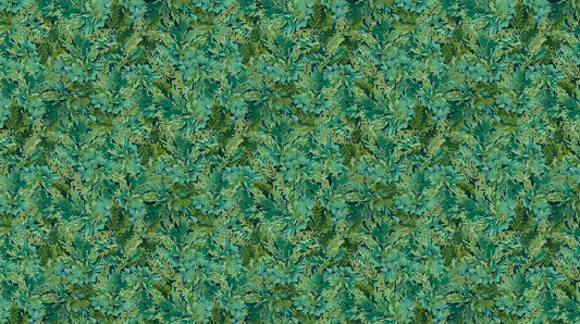 Luscious - Ferns in Teal Multi - Northcott (Pre-order: Feb 2026)