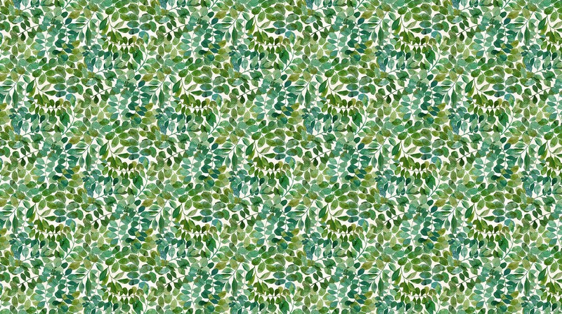 Luscious - Packed Leaves in Cream Multi - Northcott (Pre-order: Feb 2026)