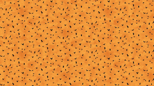 Night Owl - Owl Mini in Orange - Deborah Edwards - Northcott (Pre-order: June 2026)