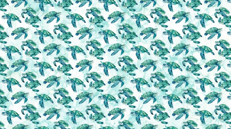 Coral Reef - Surfs Up in White - Deborah Edwards & Melanie Samra - Northcott