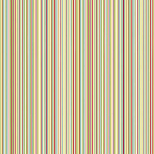 Country Mouse - Barcode Stripe in White - Deborah Edwards - Northcott (Pre-order: June 2026)