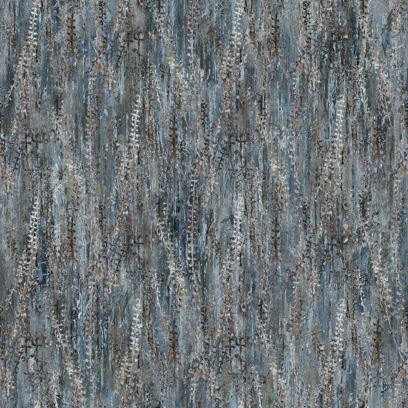 Poppy Meadow - Meadow Texture in Dark Blue - Northcott (Pre-order: May 2026)