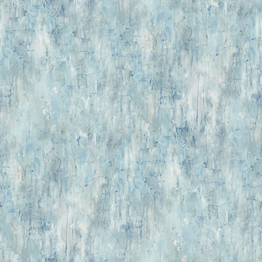 Poppy Meadow - Wash Texture in Blue - Northcott (Pre-order: May 2026)