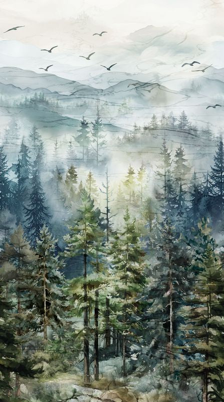 Altitude - Ombre in Teal - Deborah Edwards & Melanie Samra - Northcott (Pre-order: Oct 2026)