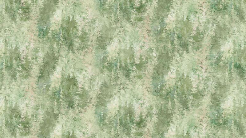 Altitude - Multi Trees in Green - Deborah Edwards & Melanie Samra - Northcott (Pre-order: Oct 2026)