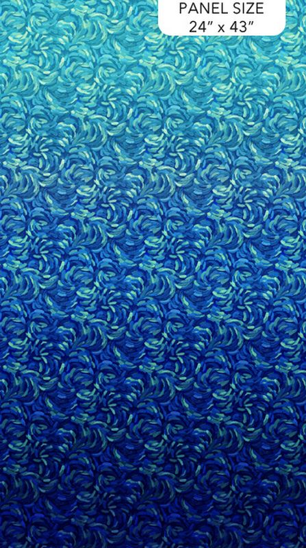 Starry Night - Ombre in Dark Blue - Elena Belokrinitski - Northcott (Pre-order: Oct 2026) - Dinkydoo Fabrics