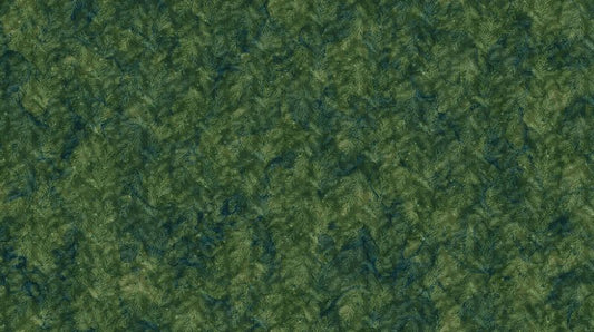 Nature's Spirits - Pine Cone Texture in Dark Green - Deborah Edwards & Melanie Samra - Northcott (Pre-order: Jul 2027)