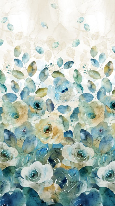 Bloomsbury - Floral in Cream - Deborah Edwards & Melanie Samra - Northcott (Pre-order: Feb 2027)